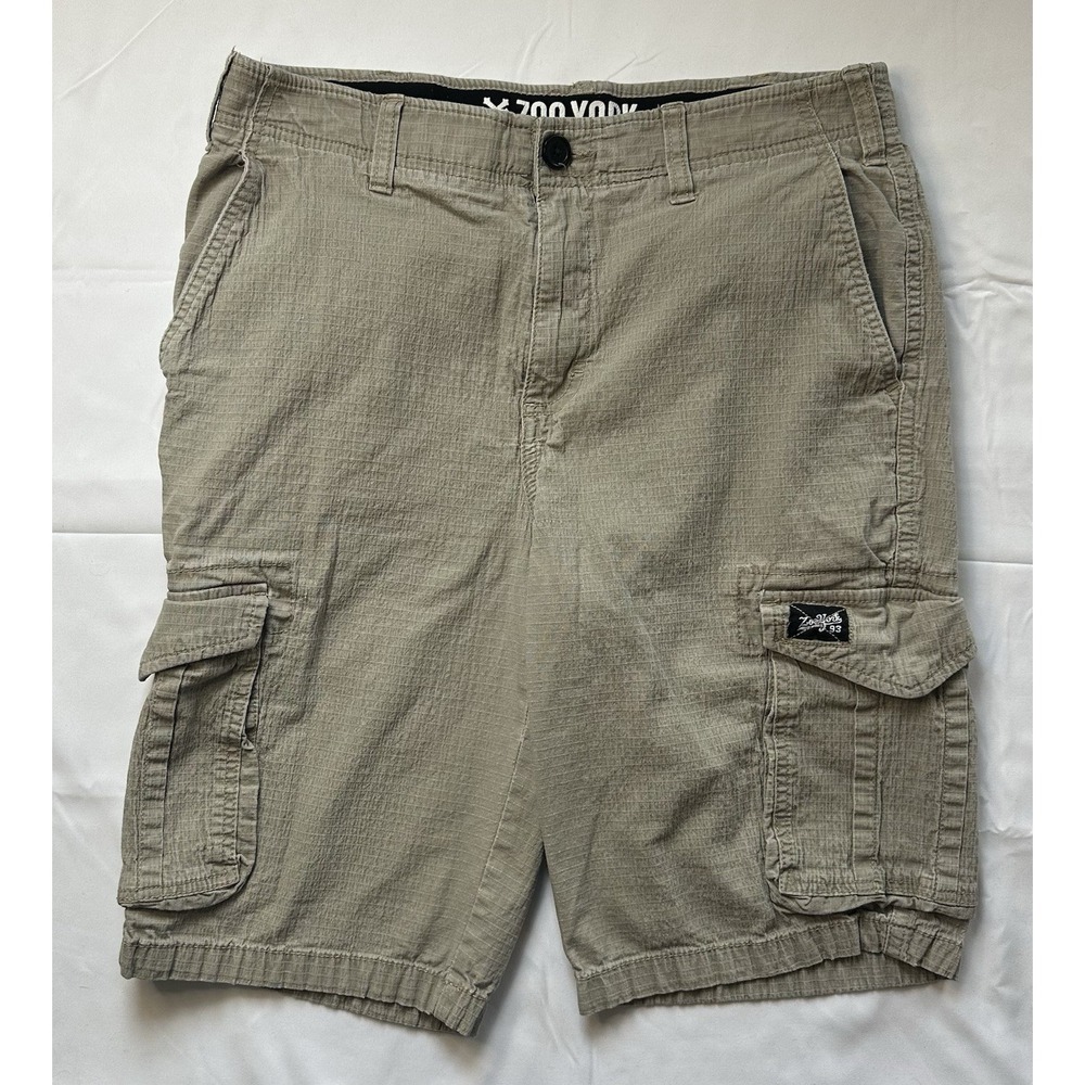 Zoo York Unbreakable Beige Cargo Shorts‎ Men's Size 30
